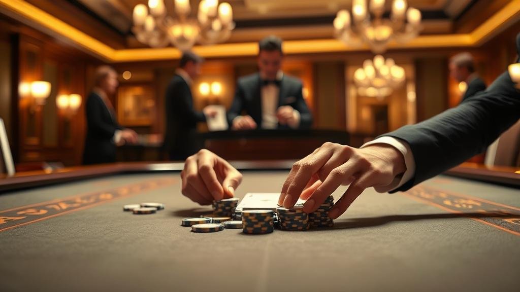 นักพนันกำลังวิเคราะห์สถิติบาคาร่า