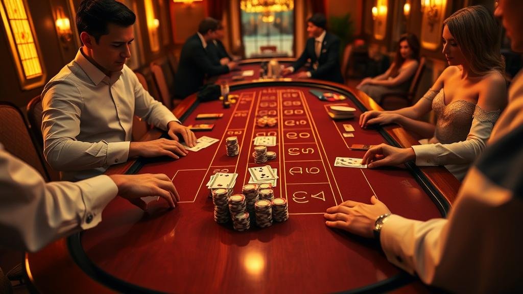 ตัวอย่างเค้าไพ่ปิงปองและมังกรในบาคาร่า