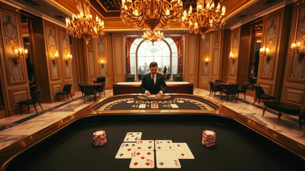 ตัวอย่างเค้าไพ่สามตัดและสองตัดบาคาร่า