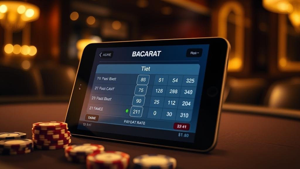 บาคาร่า: สูตรคำนวณอัตราจ่าย เสมอ แบบไม่มีค่าคอม บน iOS ให้คุ้มค่า