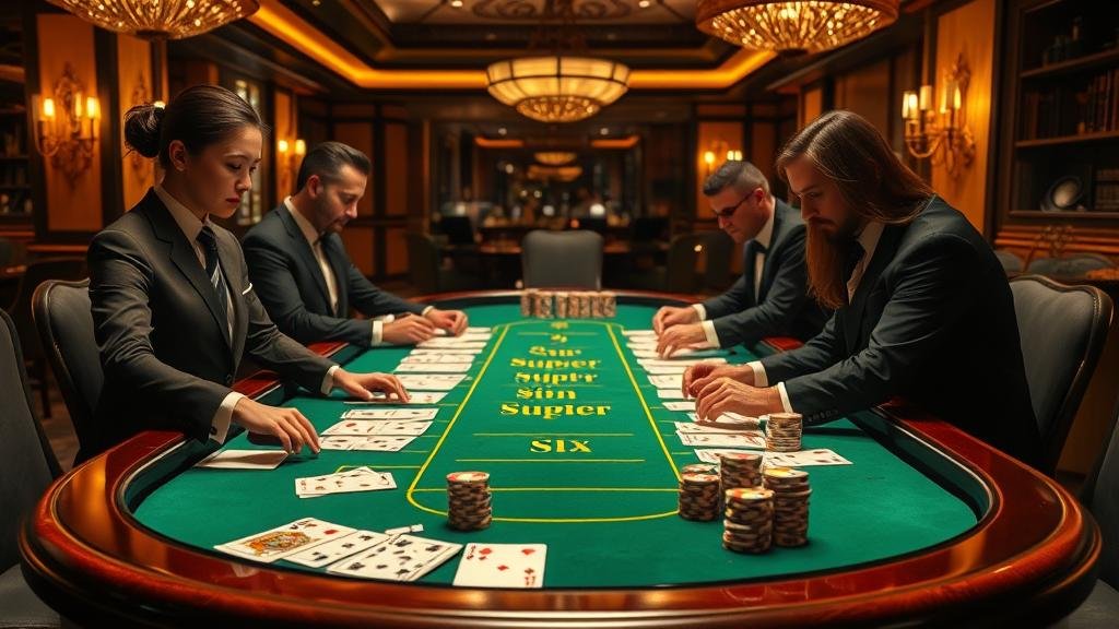 วิเคราะห์อัตราจ่ายบาคาร่า ซูเปอร์ซิกส์: สูตรอ่านเค้าไพ่สามตัด ฉบับเซียน 2025