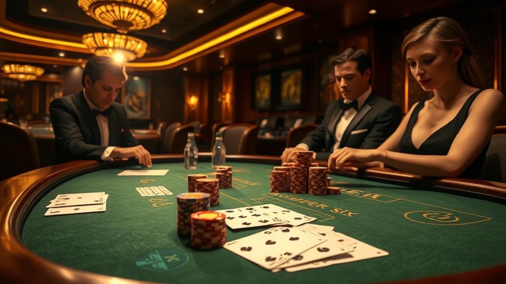 ตัวอย่างเค้าไพ่สามตัดบาคาร่า