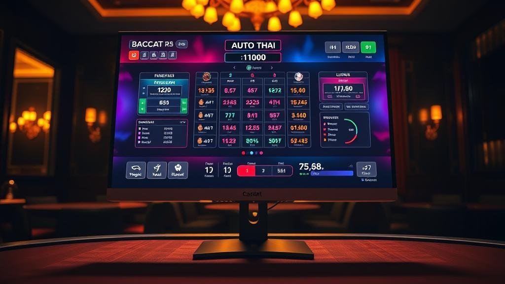 ภาพแสดงกลยุทธ์การเดินเงินบาคาร่า