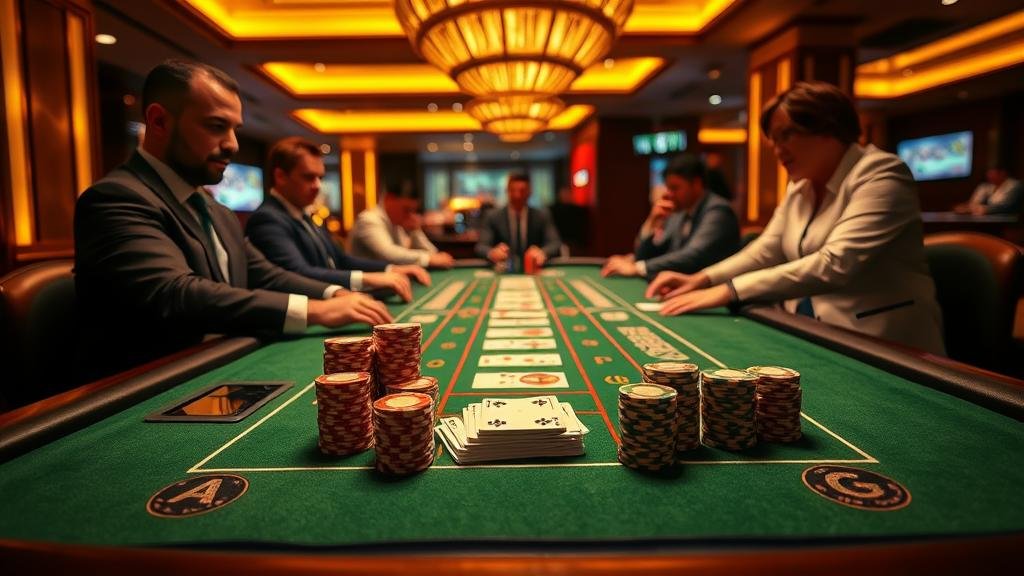 การเล่นบาคาร่า Super 6 บนแท็บเล็ต