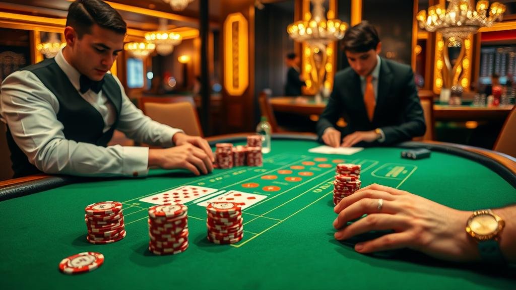 หน้าจอเกมบาคาร่า Big Gaming บนเดสก์ท็อป