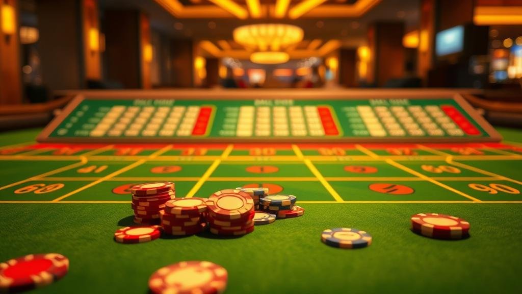 หน้าจอเกมบาคาร่าบนเดสก์ท็อป