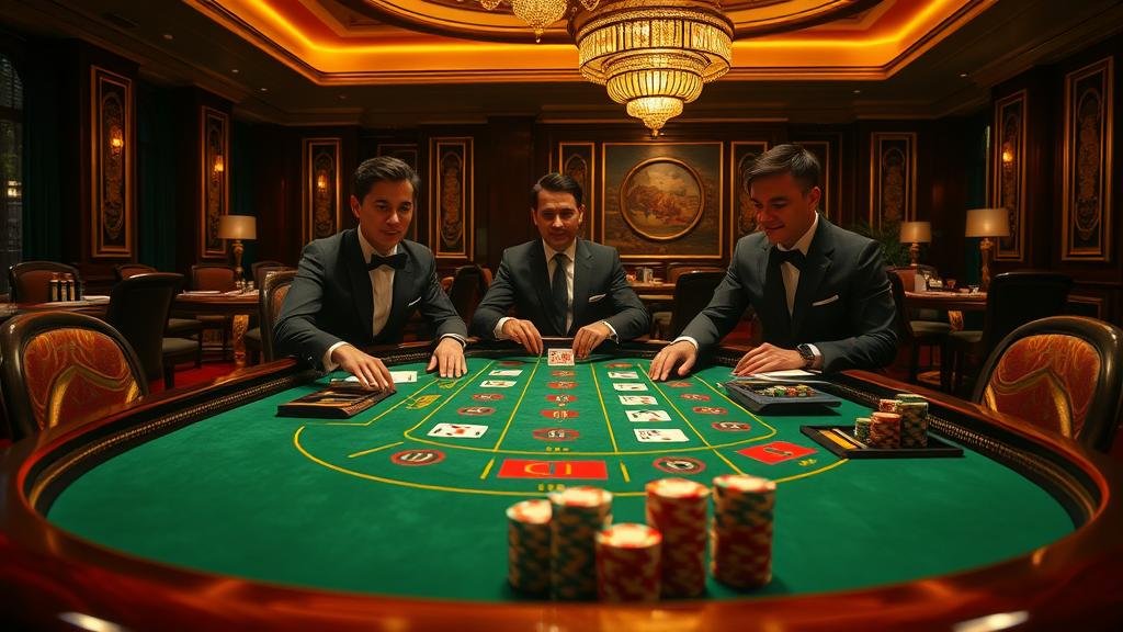 เค้าไพ่บาคาร่า มังกร สองตัด