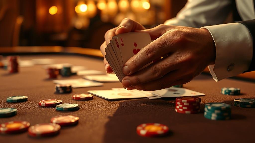 ผู้เล่นบาคาร่าระดับเซียนกำลังวางเดิมพัน