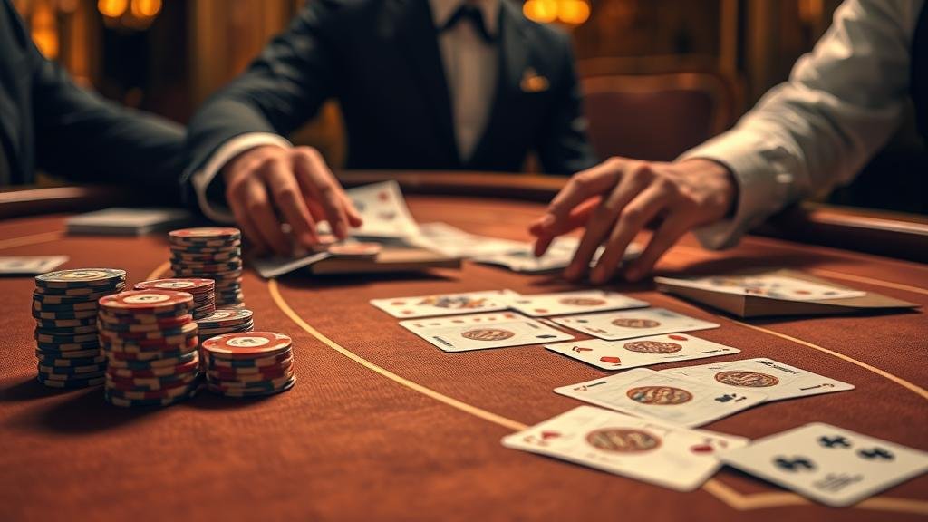 เปรียบเทียบหน้าจอเกมบาคาร่า SA Gaming และ DG Casino