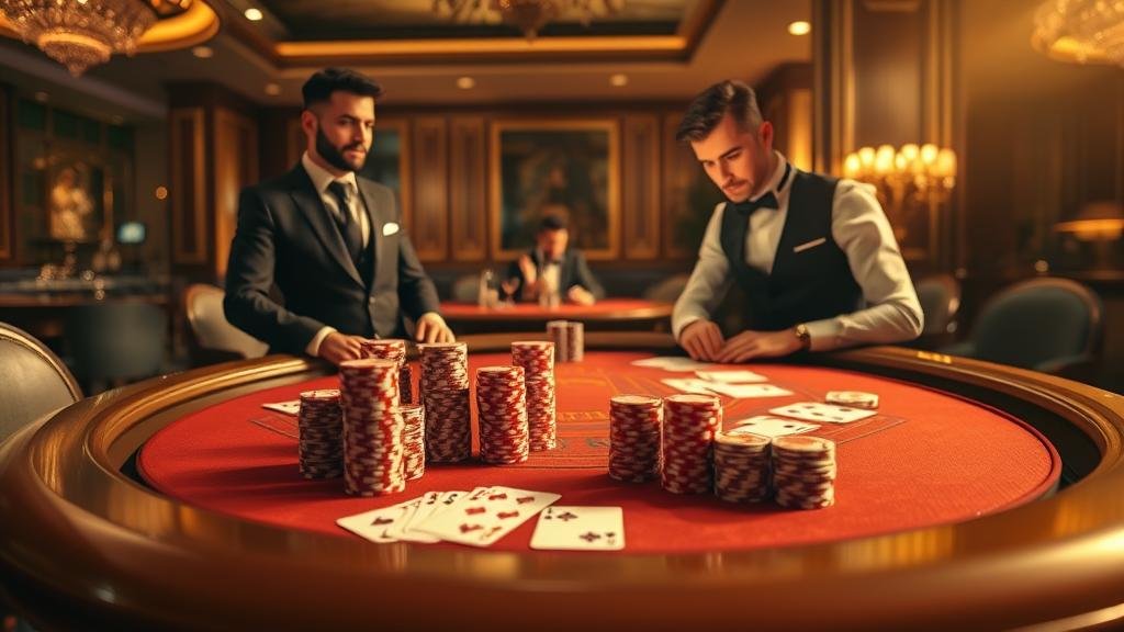 ตัวอย่างเค้าไพ่บาคาร่า มังกร และ สองตัด