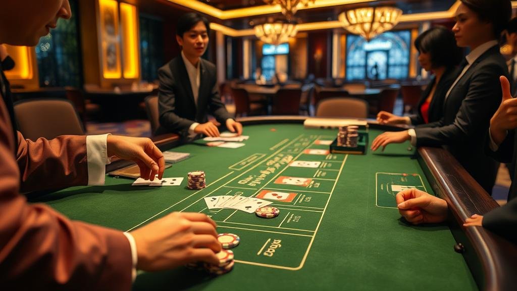 อินเทอร์เฟซบาคาร่า Asia Gaming บนมือถือ