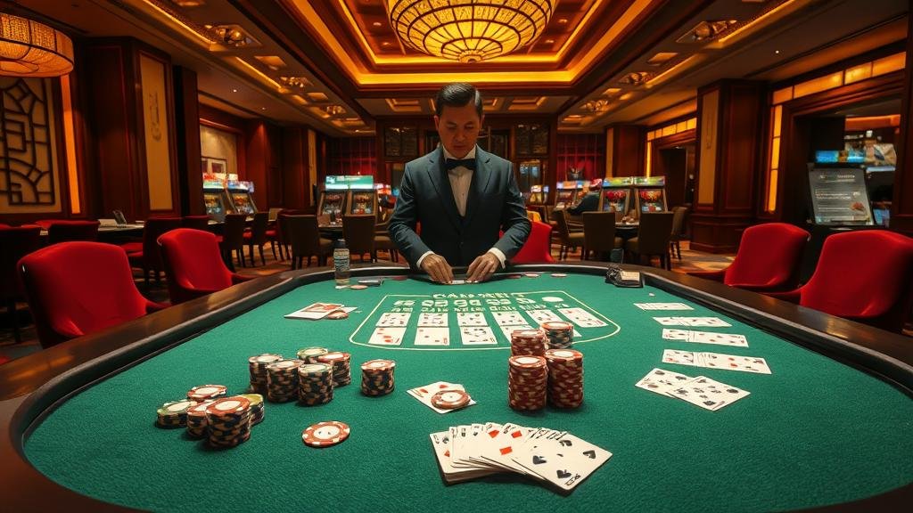 ไพ่บาคาร่าในมือผู้เล่น