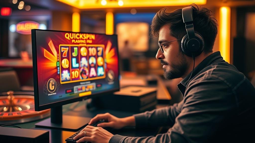 การซื้อสปินในสล็อต Quickspin