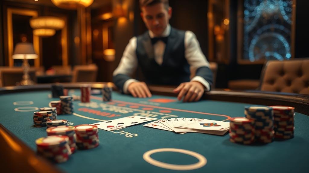 ตัวอย่างเค้าไพ่ปิงปองและเค้ามังกรในบาคาร่า