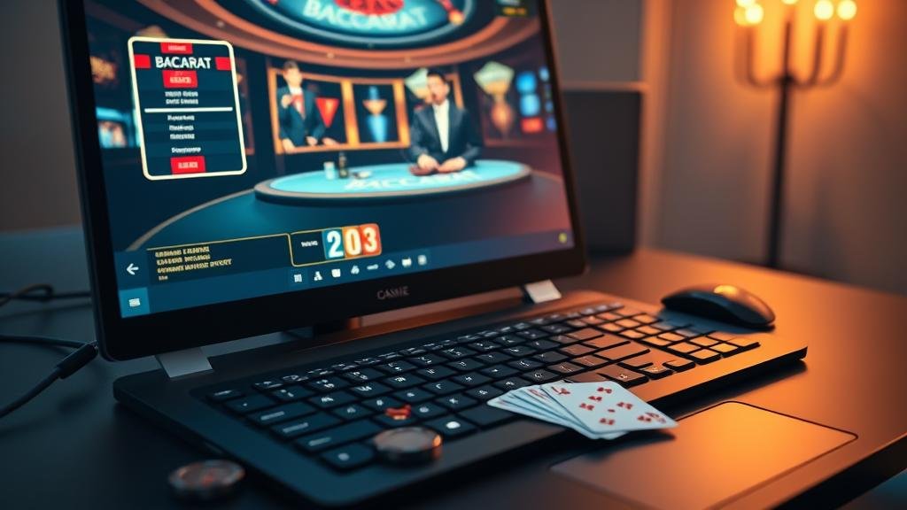 การเล่นบาคาร่าบนแท็บเล็ต