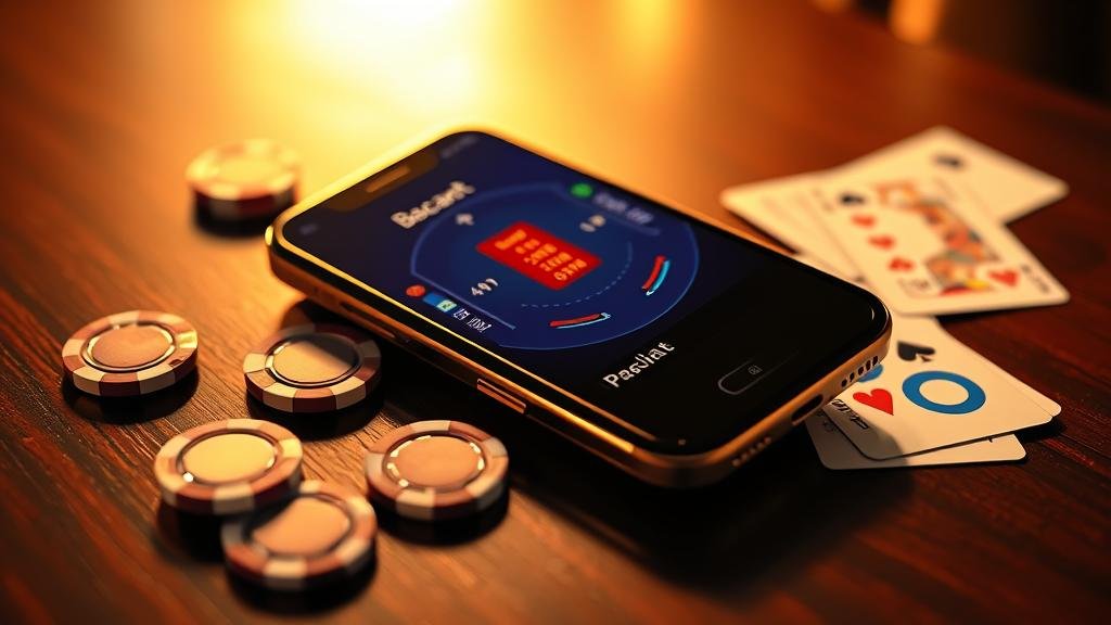 การเล่นบาคาร่าบนแท็บเล็ตด้วยสูตรพาโรลี