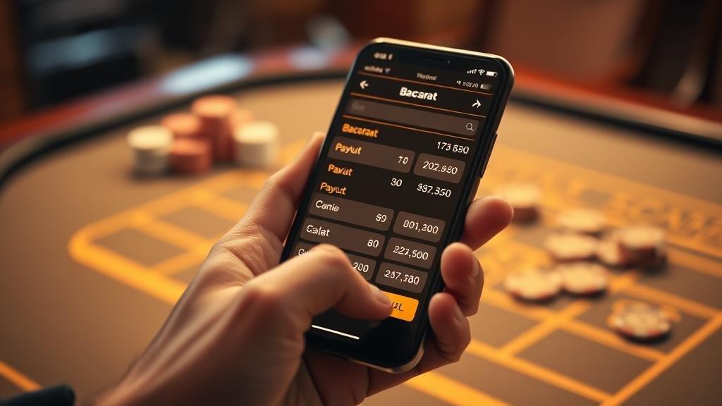 เคล็ดลับบาคาร่า: คำนวณอัตราจ่ายเจ้ามือให้คุ้มค่าบนมือถือ