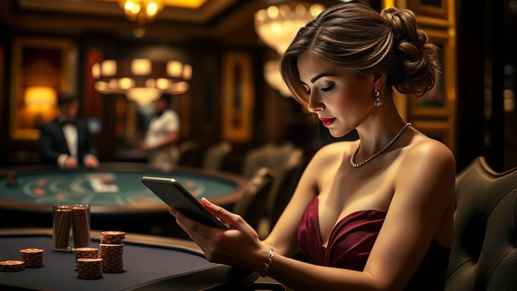 หน้าจอโทรศัพท์แสดงอัตราจ่ายบาคาร่า