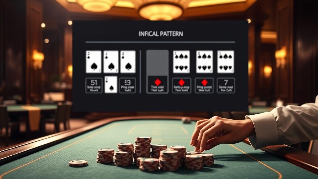 ตัวอย่างเค้าไพ่สองตัด บาคาร่า