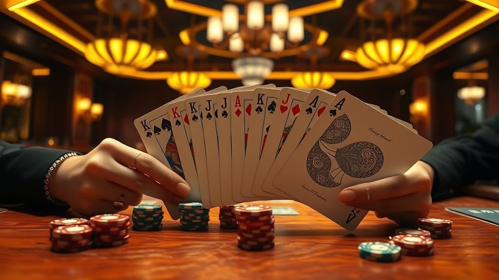 ตัวอย่างเค้าไพ่ปิงปอง บาคาร่า