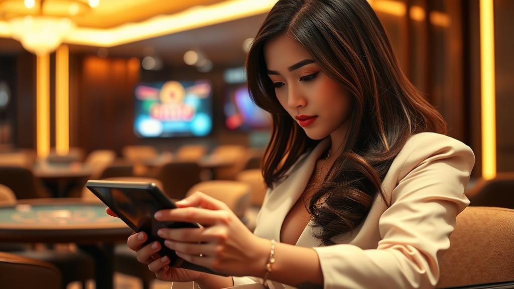 หน้าจอแอปพลิเคชันบาคาร่าบนมือถือ