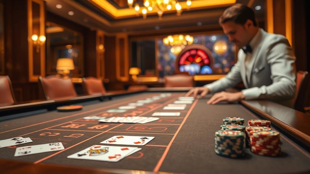 ตัวอย่างเค้าไพ่บาคาร่า สองตัด สามตัด