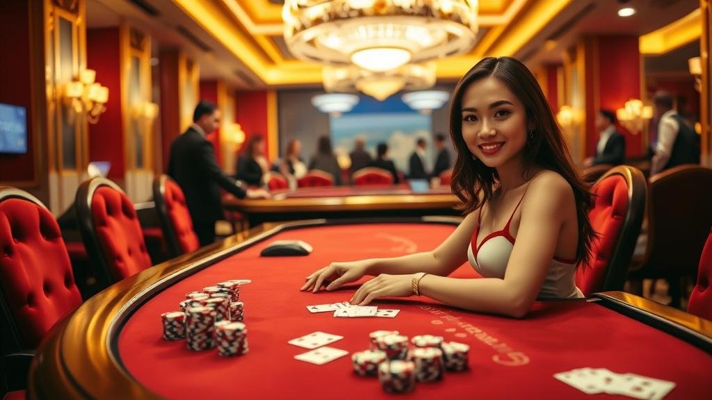 อินเทอร์เฟซเกมบาคาร่าสุดล้ำของ AE Casino