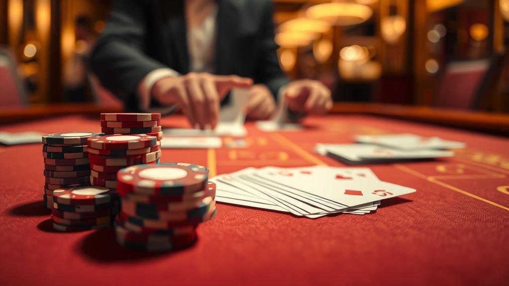 ตัวอย่างเค้าไพ่บาคาร่า: มังกร, ปิงปอง, สามตัด