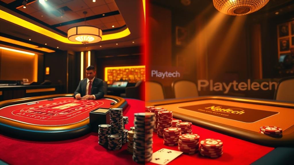 เจาะลึก! อัตราจ่ายบาคาร่าสายฟ้า N2Live, Playtech: เลือกห้องทำกำไรฉบับเซียน