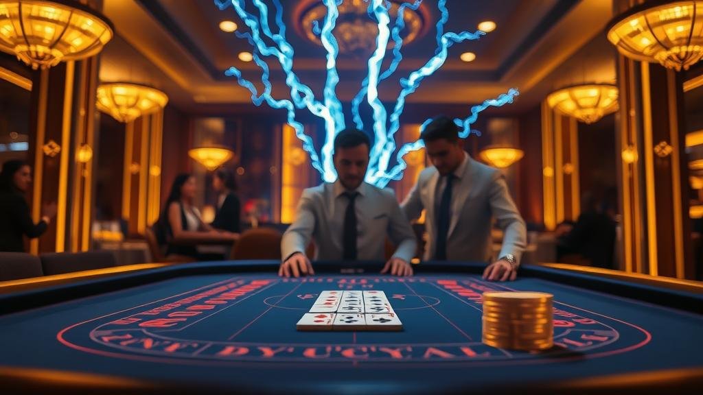 บาคาร่า สายฟ้า: คู่มือคำนวณงบ คุมความเสี่ยง พร้อมวิเคราะห์อัตรา AG & Evolution