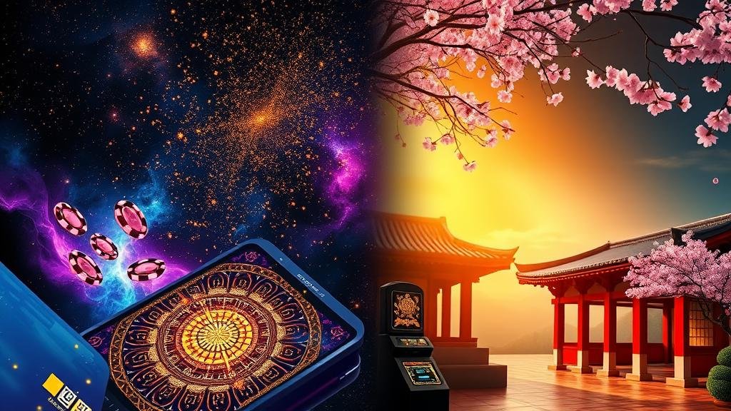 คู่มือเลือกเกมสล็อต Arcadem: ฟีเจอร์เด็ด สล็อตจักรวาล, วัดญี่ปุ่น, Fugaso, Tr...