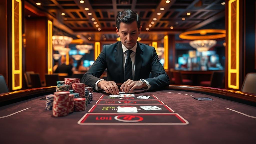 ตัวอย่างเค้าไพ่ปิงปองและเค้าไพ่สลับคู่ในบาคาร่า