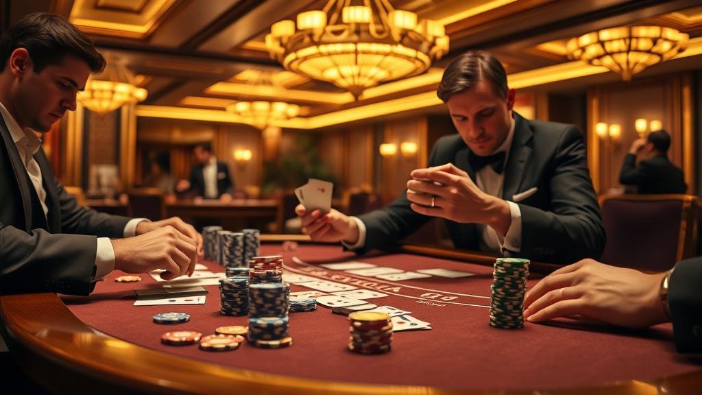 ตัวอย่างเค้าไพ่บาคาร่า: มังกร, ปิงปอง, สลับคู่