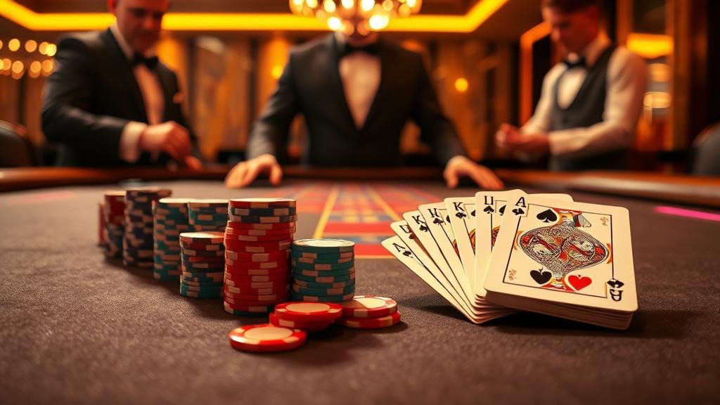 ตัวอย่างเค้าไพ่มังกรในบาคาร่า