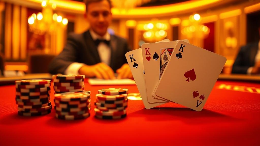 ตัวอย่างเค้าไพ่มังกรและปิงปองในบาคาร่า