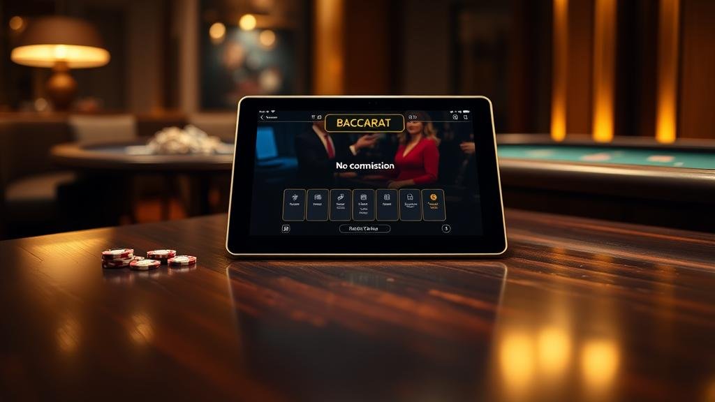 เลือกค่ายบาคาร่า DG Casino บนแท็บเล็ต