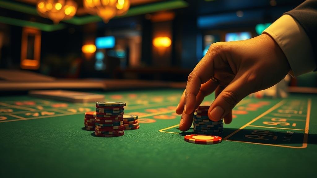 ภาพกราฟิกแสดงผลกำไรจากการเล่นบาคาร่า