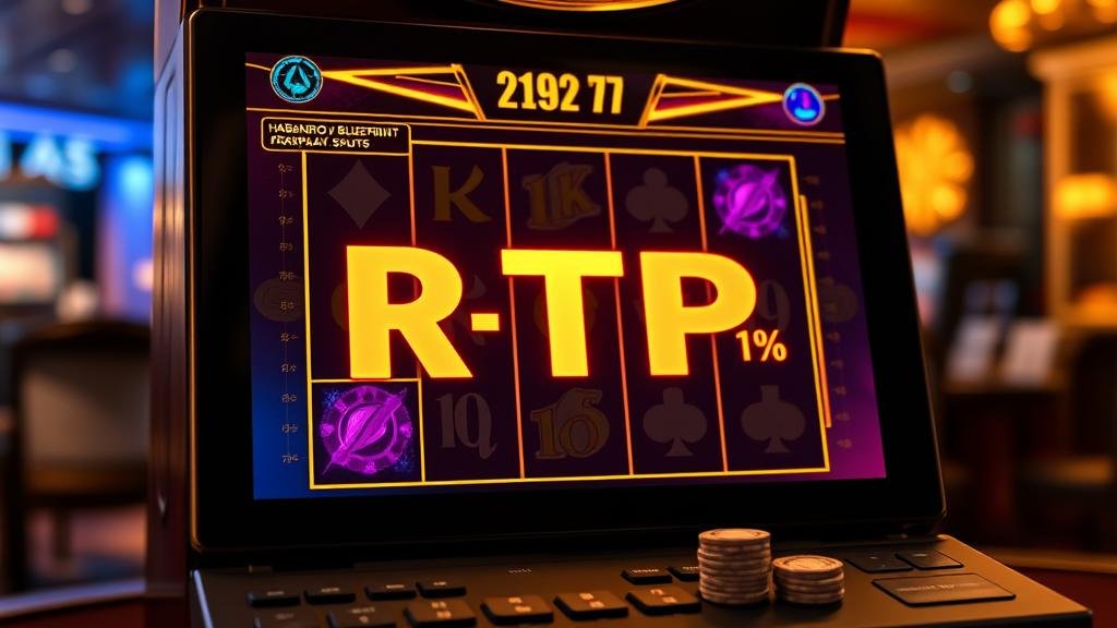 การแสดงผล RTP บนหน้าจอเกมสล็อต Blueprint