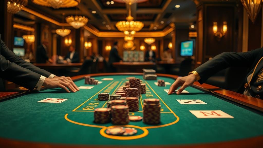 ตัวอย่างเค้าไพ่บาคาร่า: มังกร, ปิงปอง, สลับคู่