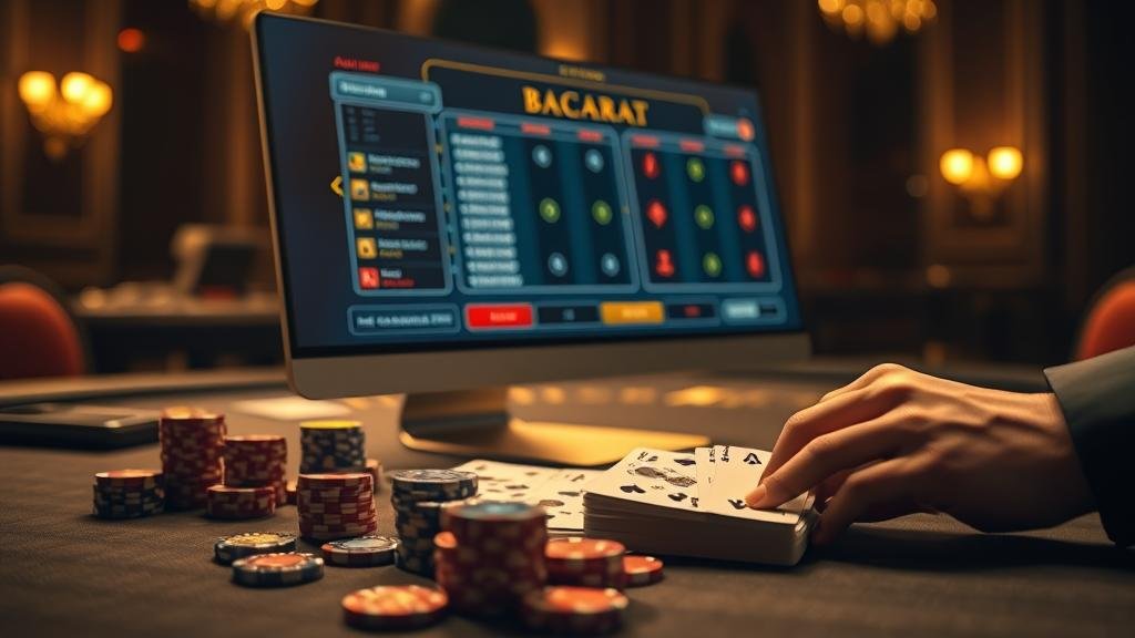 บาคาร่า: สูตรคำนวณวางเดิมพันผู้เล่นง่ายๆ บนคอมพิวเตอร์