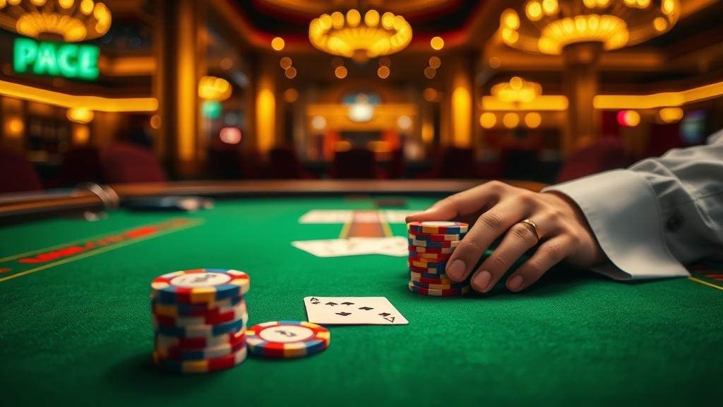 ตัวอย่างเค้าไพ่ปิงปองในเกมบาคาร่า