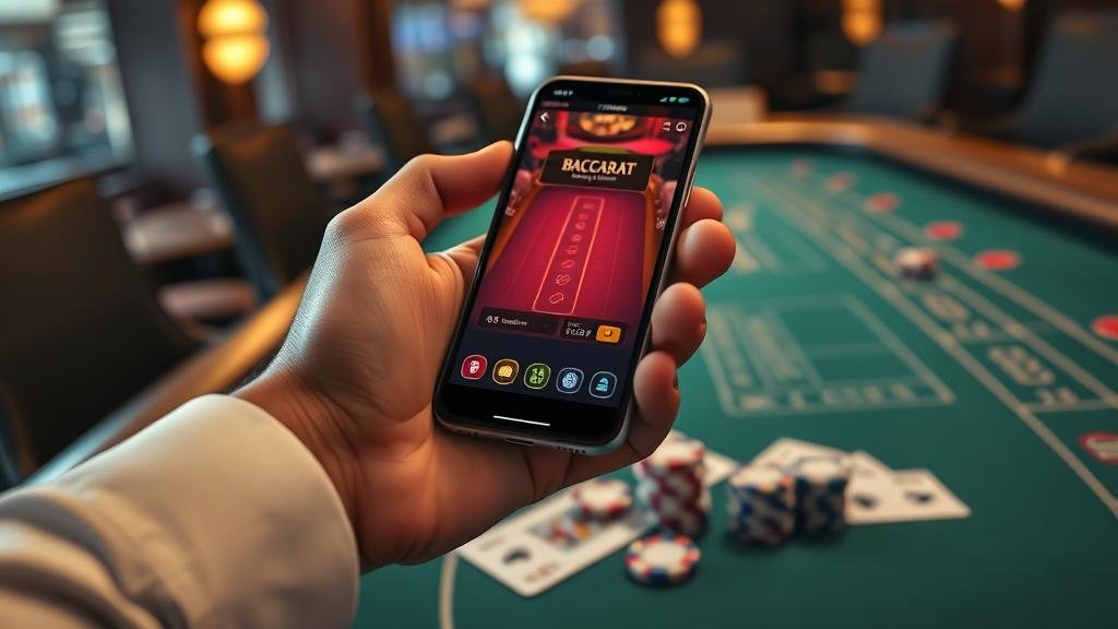 การอ่านเค้าไพ่บาคาร่าบนแท็บเล็ต