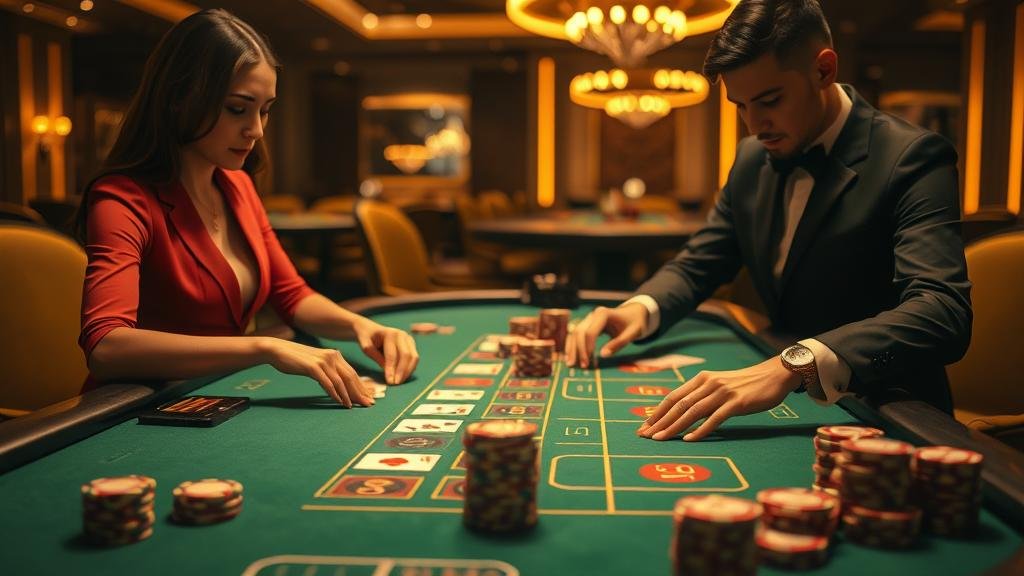 หน้าจอเกมบาคาร่าสดจาก DG Casino