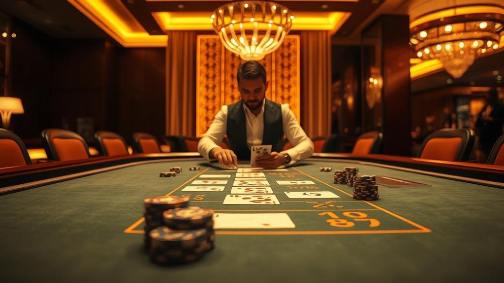 การเล่นบาคาร่าบนแท็บเล็ตพร้อมสถิติ