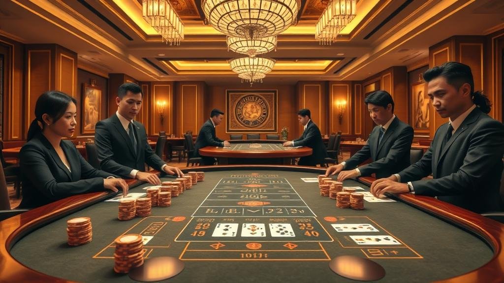 หน้าจอเล่นบาคาร่าบนเดสก์ท็อปแบบไม่มีค่าคอมมิชชั่น