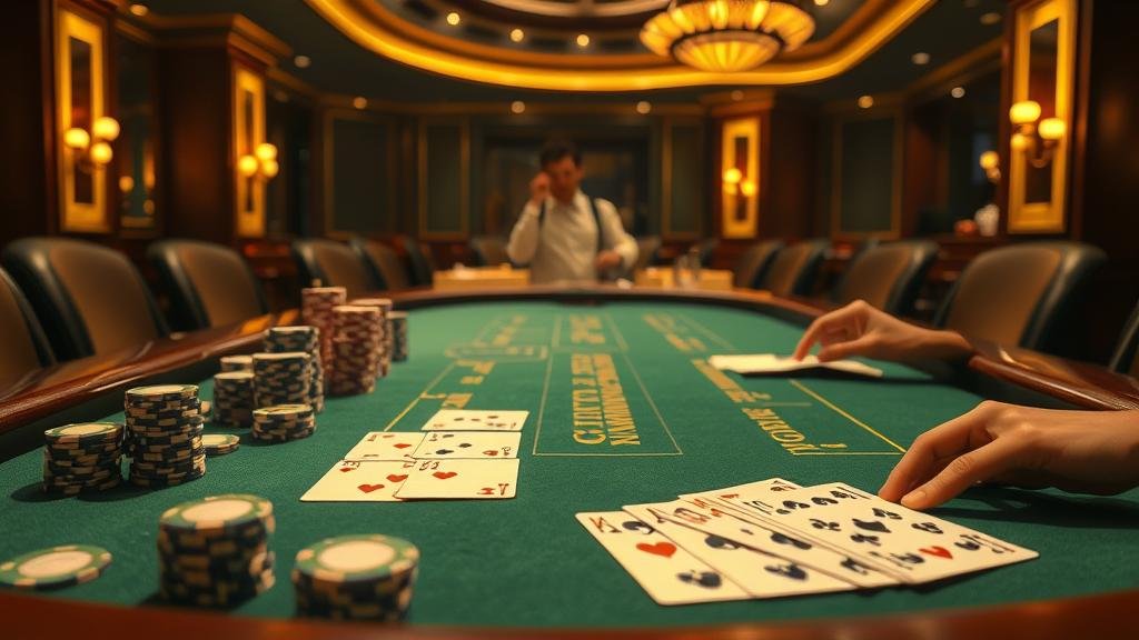 ตัวอย่างเค้าไพ่สามตัด บาคาร่า