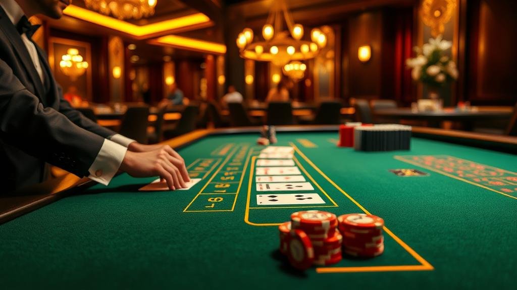 ตัวอย่างเค้าไพ่ปิงปองและสามตัดบาคาร่า