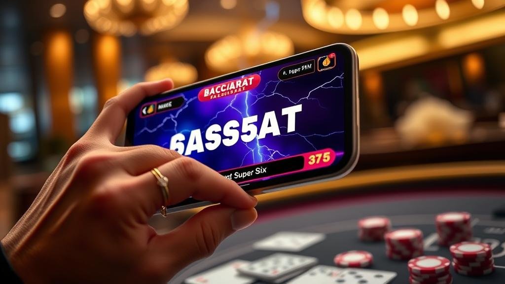 เทคนิคบาคาร่าสายฟ้า: ควบคุมอัตราจ่าย Super Six ให้ปังบน iOS/Android