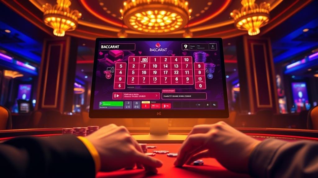 การวางเดิมพันบาคาร่าบนคอมพิวเตอร์
