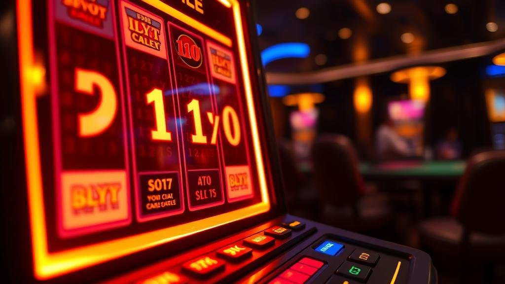 หน้าจอโบนัสสล็อตพร้อมตัวคูณที่เพิ่มขึ้น